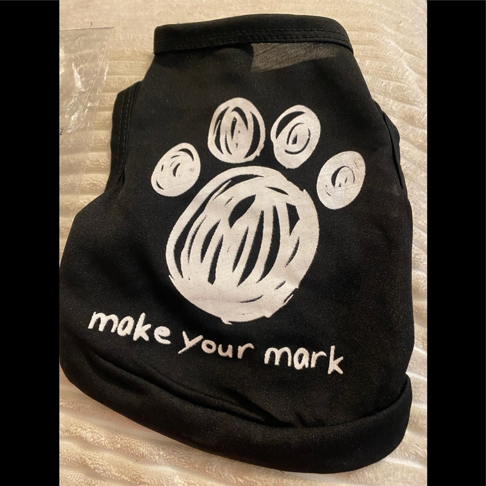 NEW DOG DOGS TSHIRT SHIRT OUTFIT MAKE YOUR MARK FUNNY FASHION TOP STYLISH